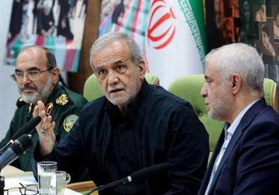 رئيس،جمهور،پزشكيان،دشمن،جنگ،مهاجران،ساماندهي،رسيدگي،تصريح،تل ...
