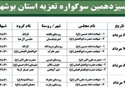 سرپرستي،شهادت،مجلس،شهرستان،استان،دشتستان،تعزيه،روستاي،بوشهر، ...