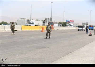 بازدید معاون سیاسی استاندار قزوین از پست‌های ایست‌وبازرسی در قزوین