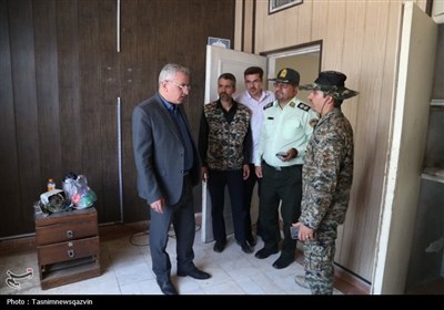 بازدید معاون سیاسی استاندار قزوین از پست‌های ایست‌وبازرسی در قزوین