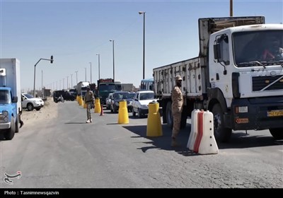 بازدید معاون سیاسی استاندار قزوین از پست‌های ایست‌وبازرسی در قزوین
