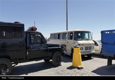 بازدید معاون سیاسی استاندار قزوین از پست‌های ایست‌وبازرسی در قزوین