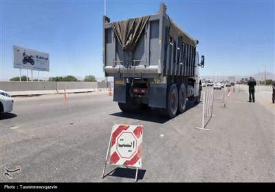 بازدید معاون سیاسی استاندار قزوین از پست‌های ایست‌وبازرسی در قزوین