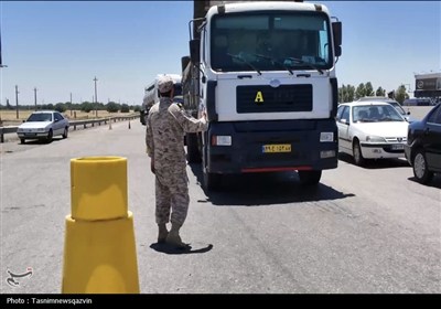 بازدید معاون سیاسی استاندار قزوین از پست‌های ایست‌وبازرسی در قزوین