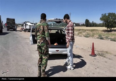 بازدید معاون سیاسی استاندار قزوین از پست‌های ایست‌وبازرسی در قزوین