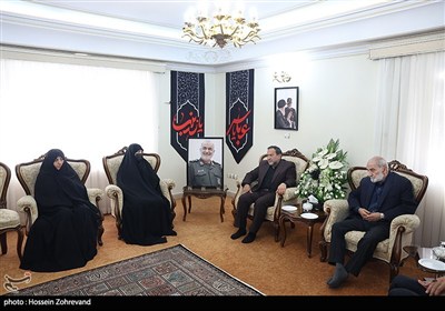 دیدار جمعی از مدیران رسانه‌های کشور با خانواده شهید سلامی