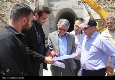 بازدید مسئولان ارشد از روند احداث راهآهن اردبیل-میانه