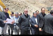 بازدید مسئولان ارشد از روند احداث راهآهن اردبیل-میانه