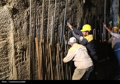 بازدید مسئولان ارشد از روند احداث راهآهن اردبیل-میانه