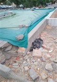 بیتوجهی به مزار شهید گمنام در بیمارستان بعثت همدان/خلف وعده علوم پزشکی+تصویر