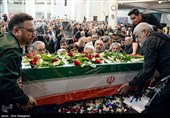 مراسم تشییع پیکر سرلشکر شهید غلامحسین غیب‌پرور - شیراز