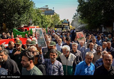 مراسم تشییع پیکر سرلشکر شهید غلامحسین غیب‌پرور - شیراز