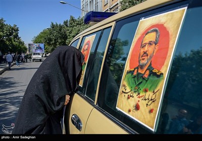 مراسم تشییع پیکر سرلشکر شهید غلامحسین غیب‌پرور - شیراز