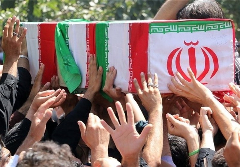 تشییع و خاکسپاری جانباز شهید محمدرضا ربیعی در همدان