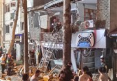 آتش سوزی ساختمان در رشت/ 13 نفر راهی بیمارستان شدند
