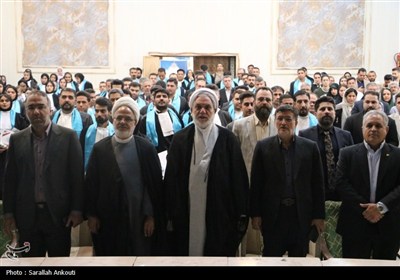 آیین تحلیف 130 کارآموز وکالت کانون وکلای قوه قضائیه در کرمان