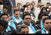 آیین تحلیف 130 کارآموز وکالت کانون وکلای قوه قضائیه در کرمان
