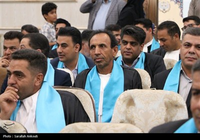آیین تحلیف 130 کارآموز وکالت کانون وکلای قوه قضائیه در کرمان