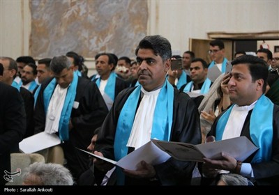 آیین تحلیف 130 کارآموز وکالت کانون وکلای قوه قضائیه در کرمان