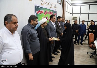 برگزیدگان سیزدهمین جشنواره کتابخوانی رضوی در شهرستان تنگستان