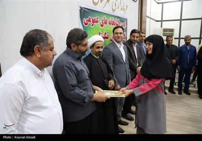 برگزیدگان سیزدهمین جشنواره کتابخوانی رضوی در شهرستان تنگستان
