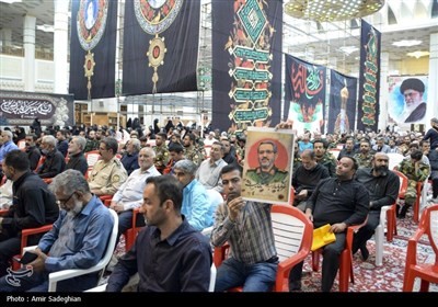 مراسم بزرگداشت سردار شهید غلامحسین غیب‌پرور در حرم مطهر حضرت شاهچراغ (ع)