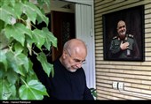 حضور رئیس مجلس در منزل سرداران شهید رشید، سلامی و محققی