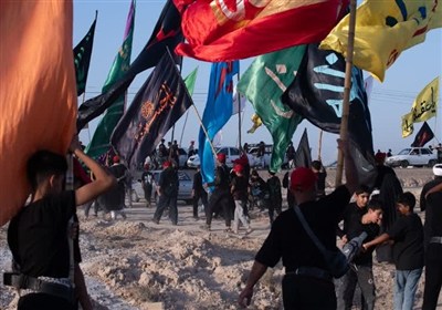 کاروان بزرگ عشاق الحسین رامشیر وارد عراق شد