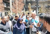 بازدید سخنگوی دولت و خبرنگاران از ساختمان شیشهای صداوسیما