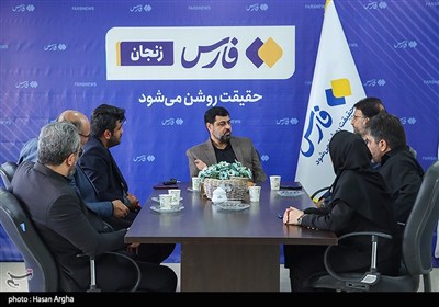 بازدید مدیران خبرگزاری تسنیم از خبرگزاری فارس زنجان