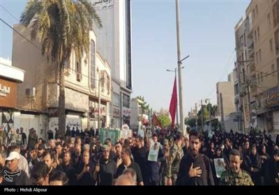 دزفول،شهيد،ميانرود،آيين،والفجر،وداع،پيكر،شهدا