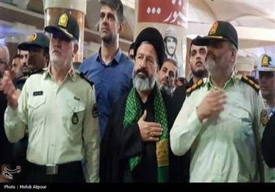 تشییع و خاکسپاری شهید مدافع امنیت ستوان سوم محمدرضا مصیبی در بوشهر