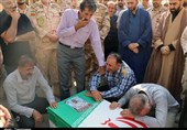 تشییع باشکوه پیکر شهید مرزبان در بانه + تصویر