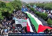 بیانیه راهپیمایی دانشگاه صنعا در حمایت از غزه؛ آزادگان دنیا به پا خیزند
