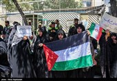 اجتماع حمایت مردم مشهد از مقاومت و مردم مظلوم غزه و محکومیت جنایات رژیم صهیونیستی