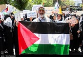 اجتماع حمایت مردم مشهد از مقاومت و مردم مظلوم غزه و محکومیت جنایات رژیم صهیونیستی