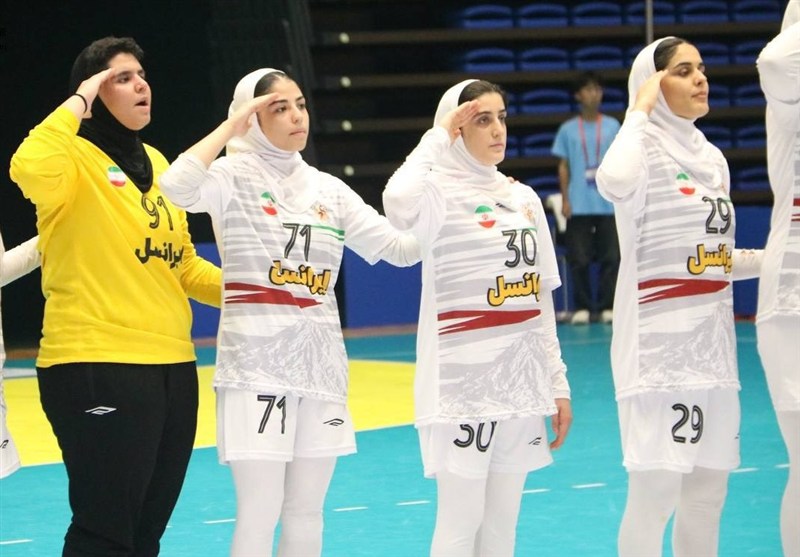 دختران هندبال ایران پنجم آسیا شدند