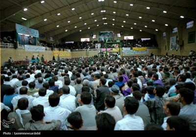 ترسیم پیوند عمیق قلبی مردم اردبیل با امام خامنه‌ای به روایت تصویر