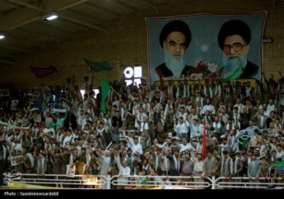 ترسیم پیوند عمیق قلبی مردم اردبیل با امام خامنه‌ای به روایت تصویر