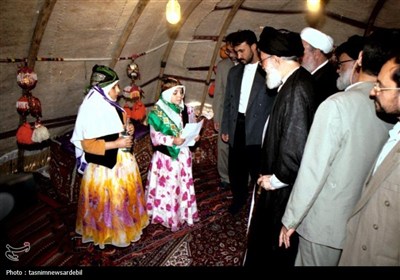 ترسیم پیوند عمیق قلبی مردم اردبیل با امام خامنه‌ای به روایت تصویر