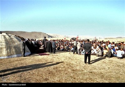 ترسیم پیوند عمیق قلبی مردم اردبیل با امام خامنه‌ای به روایت تصویر