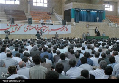 ترسیم پیوند عمیق قلبی مردم اردبیل با امام خامنه‌ای به روایت تصویر