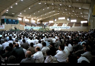 ترسیم پیوند عمیق قلبی مردم اردبیل با امام خامنه‌ای به روایت تصویر