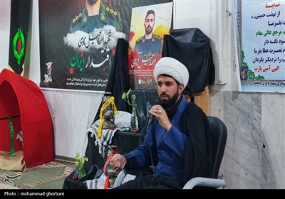 مراسم چهلمین روز عروج شهید اسماعیل نادی