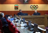 دیدار رئیس کمیته ملی المپیک با جمعی از مدیران وزارت خارجه و سفرا