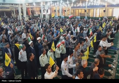تجمع گسترده مردم بوشهر در محکومیت جنایات رژیم صهیونیستی 