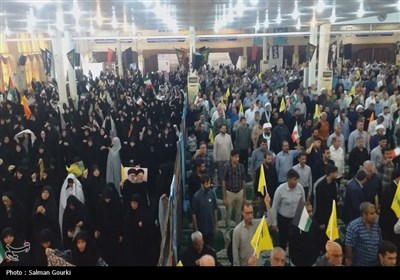 تجمع بوشهری‌ها در محکوم کردن محاصره غذایی مردم مظلوم غزه