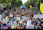 فریاد تبریزیها بر سر استکبار جهانی و صهیونیسم