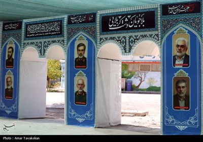 فضاسازی مقبره شهدا در مسجد جمکران
