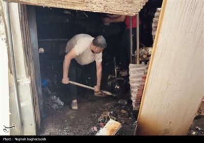 آتش سوزی بازار قدیم بندرعباس